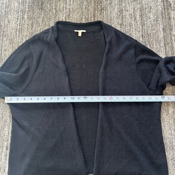 Eileen Fisher Black Open Cardigan Sweater, Size 2X - Picture 5 of 6